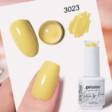 HEMA TPO FREE Yellow Series Color Gel Nail Polish