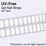 UV FREE Gel Nail Strips 22 Tips