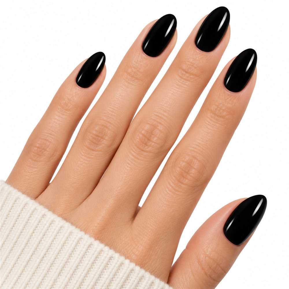 Classic Onyx UV-Free Gel Nail Strips – 22 Strips