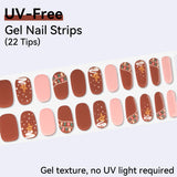 UV FREE Gel Nail Strips 22 Tips