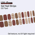 UV FREE Gel Nail Strips 22 Tips