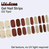 UV FREE Gel Nail Strips 22 Tips