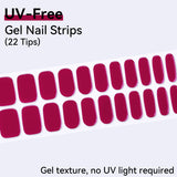 UV FREE Gel Nail Strips 22 Tips
