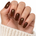 Cocoa Constellation UV-Free Gel Nail Strips – 22 Strips