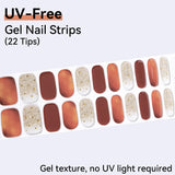 UV FREE Gel Nail Strips 22 Tips