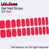UV FREE Gel Nail Strips 22 Tips
