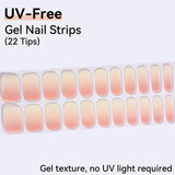 UV FREE Gel Nail Strips 22 Tips