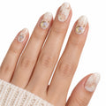 Celestial Marble UV-Free Gel Nail Strips – 22 Strips