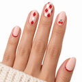 Cherry Chic UV-Free Gel Nail Strips – 22 Strips