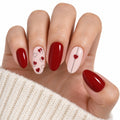 Crimson Hearts UV-Free Gel Nail Strips – 22 Strips