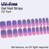 UV FREE Gel Nail Strips 22 Tips
