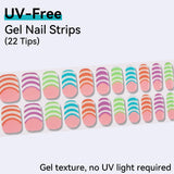 UV FREE Gel Nail Strips 22 Tips