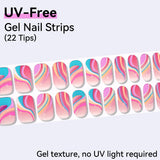 UV FREE Gel Nail Strips 22 Tips