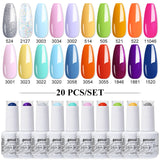 20pcs 15ml Color Gel Nail Polish (20B-CBZBZH01~~CBZBZH20)