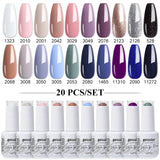 20pcs 15ml Color Gel Nail Polish (20B-CBZBZH01~~CBZBZH20)