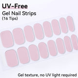 UV FREE Gel Nail Strips 16 Tips