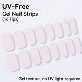 UV FREE Gel Nail Strips 16 Tips