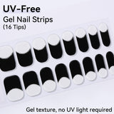 UV FREE Gel Nail Strips 16 Tips