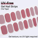 UV FREE Gel Nail Strips 16 Tips