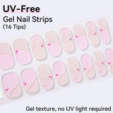 UV FREE Gel Nail Strips 16 Tips