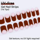 UV FREE Gel Nail Strips 16 Tips