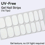 UV FREE Gel Nail Strips 16 Tips