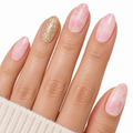 Rose Quartz Glow UV-Free Gel Nail Strips – 16 Strips