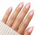 Gilded Blush UV-Free Gel Nail Strips – 16 Strips