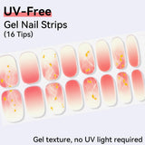 UV FREE Gel Nail Strips 16 Tips