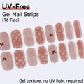 Kawaii Doodle & Aura Collection - UV FREE Gel Nail Strips 16 Tips| No UV Lamp Required