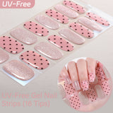 UV FREE Gel Nail Strips 16 Tips