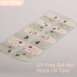 UV FREE Gel Nail Strips 16 Tips