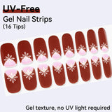 UV FREE Gel Nail Strips 16 Tips