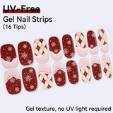 UV FREE Gel Nail Strips 16 Tips