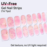 UV FREE Gel Nail Strips 16 Tips