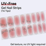UV FREE Gel Nail Strips 16 Tips