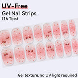 UV FREE Gel Nail Strips 16 Tips