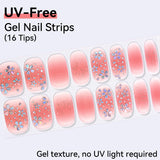 UV FREE Gel Nail Strips 16 Tips
