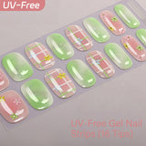 UV FREE Gel Nail Strips 16 Tips