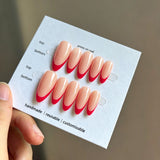 Handcrafted French & Aesthetic Press On Nails | Medium Almond Reusable Fake Nails Collection