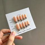 Handcrafted French & Aesthetic Press On Nails | Medium Almond Reusable Fake Nails Collection