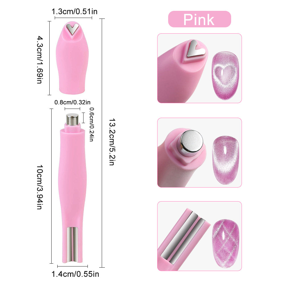 Strong Magnet Effect Magnetic Stick for Cat Eye Gel Polish Large Cylindrical Magnetic Nail Tool