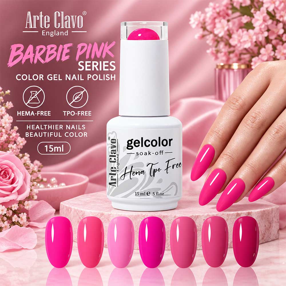 HEMA-Free & TPO-Free Barbie Pink Gel Nail Polish