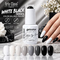 HEMA-Free & TPO-Free White & Black Gel Nail Polish
