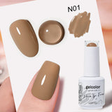 Arte Clavo HEMA TPO FREE Nude Khaki Series Color Gel Nail Polish