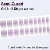 Gradient Effect-Semi-cured Gel Nail Strips 20 Tips
