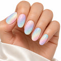 Pastel Prism Semi-Cured Gel Nail Strips – 20 Strips | UV/LED Lamp Required