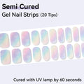 Gradient Effect-Semi-cured Gel Nail Strips 20 Tips