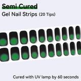 Gradient Effect-Semi-cured Gel Nail Strips 20 Tips