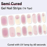 Christmas Design-Semi-cured Gel Nail Strips 16 Tips